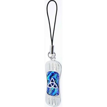 FASTTRACK Cell Phone Strap Blue Paua Snowboard With Knots FA164248